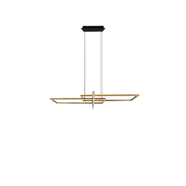 Hanglamp Trio Leuchten Salinas messing - Image 6