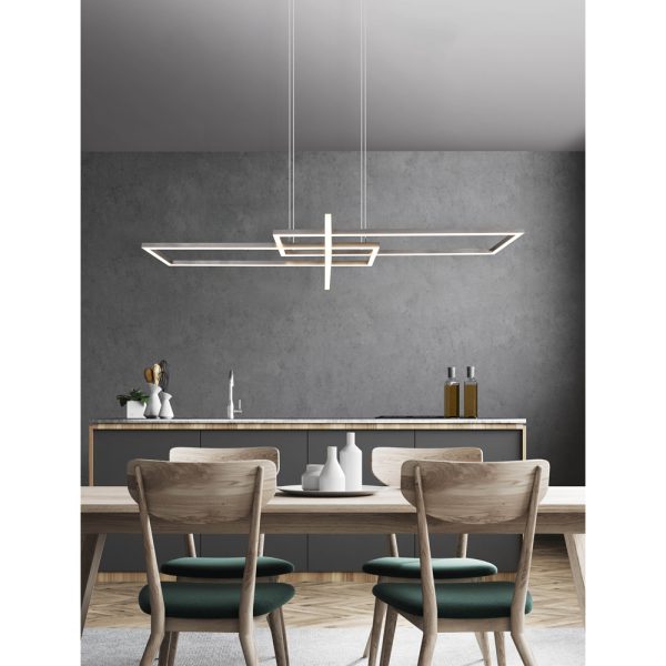Hanglamp Trio Leuchten Salinas nikkel - Image 5