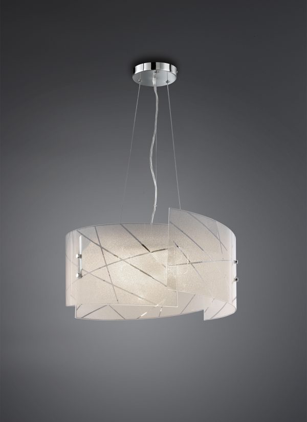 Hanglamp Trio Leuchten Sandrina wit - Image 2