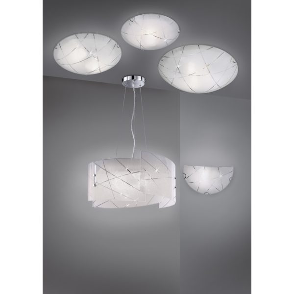 Hanglamp Trio Leuchten Sandrina wit - Image 3