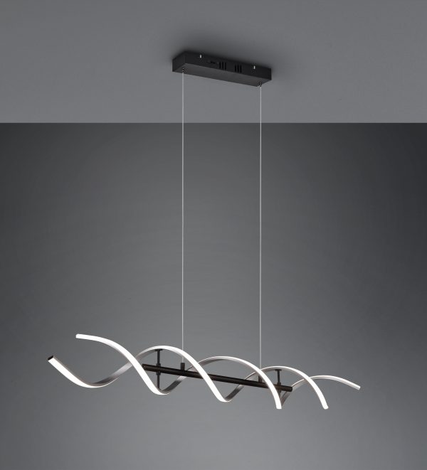 Hanglamp Trio Leuchten Sequence aluminium - Image 2