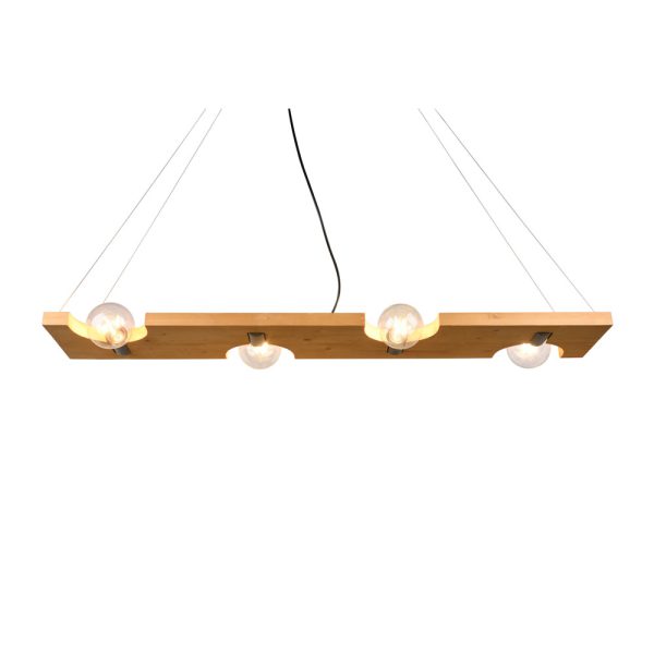 Hanglamp Trio Leuchten Tailor hout - Image 4