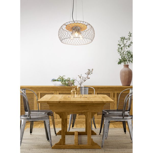 Hanglamp Trio Leuchten Tamil  nikkel