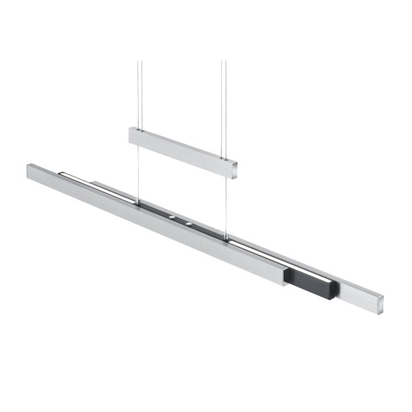 Hanglamp Trio Leuchten Trajan aluminium - Image 3