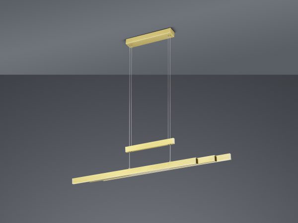 Hanglamp Trio Leuchten Trajan messing