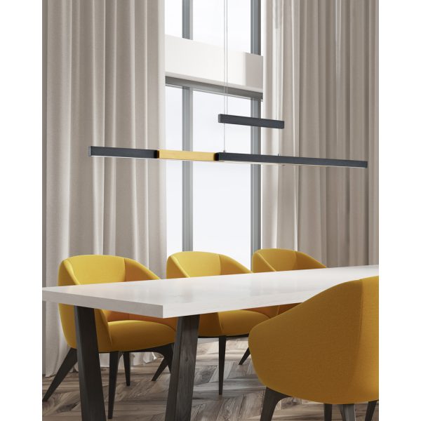 Hanglamp Trio Leuchten Trajan zwart - Image 5