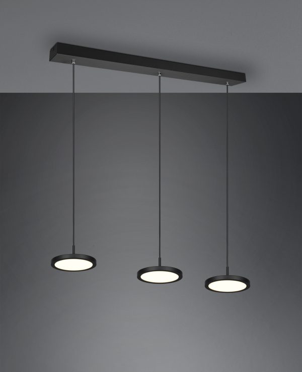 Hanglamp Trio Leuchten Tray zwart - Image 2