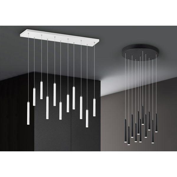 Hanglamp Trio Leuchten Tubular wit