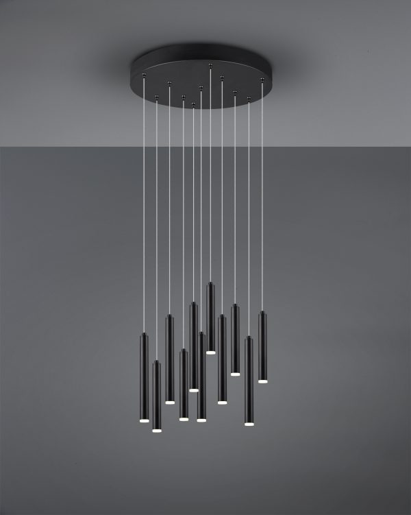 Hanglamp Trio Leuchten Tubular zwart - Image 2
