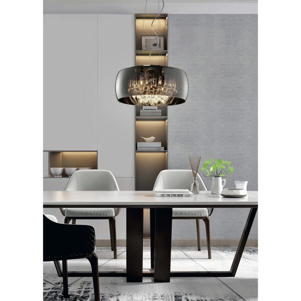Hanglamp Trio Leuchten Vapore chroom