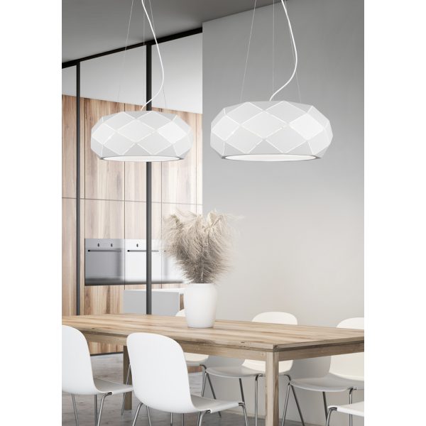 Hanglamp Trio Leuchten Zandor wit