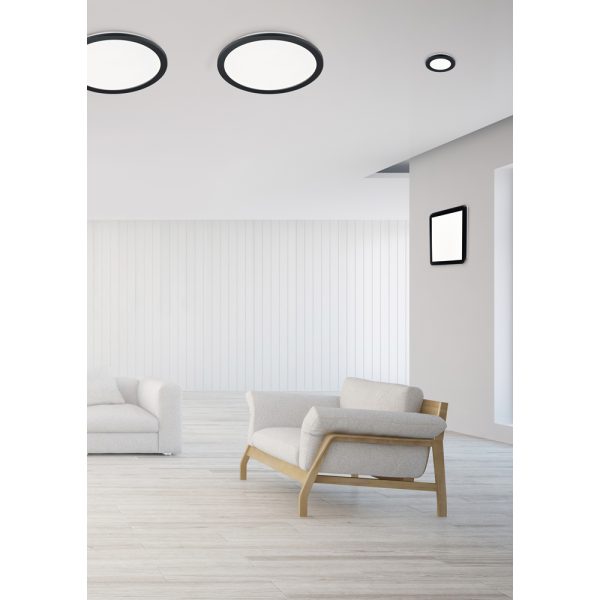 Plafondlamp Reality Camillus zwart
