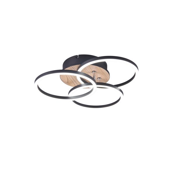 Plafondlamp Reality Circle hout - Image 4