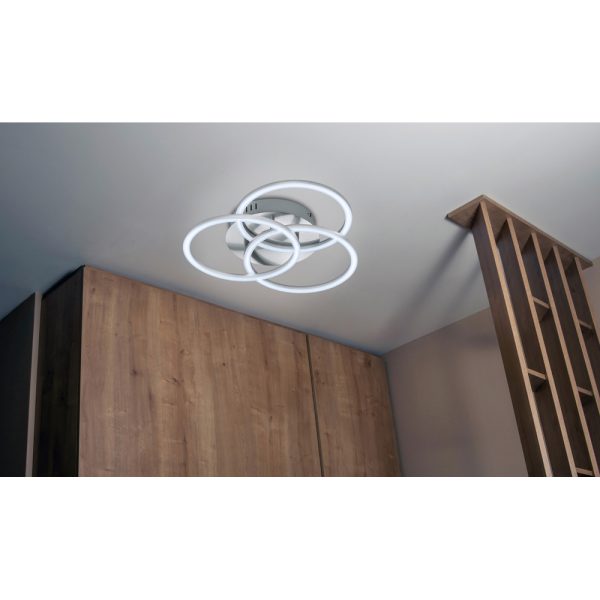 Plafondlamp Reality Circle nikkel