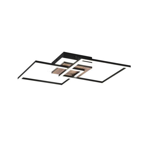 Plafondlamp Reality Giro hout