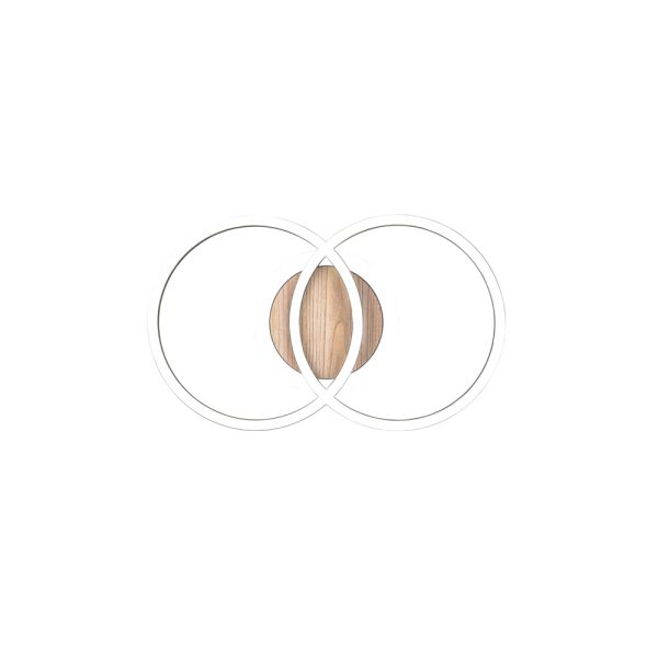 Plafondlamp Reality Giro hout - Image 3