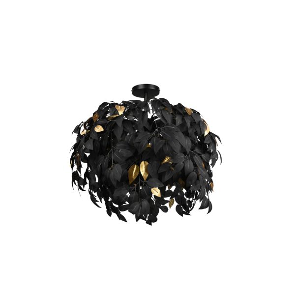Plafondlamp Reality Leavy zwart
