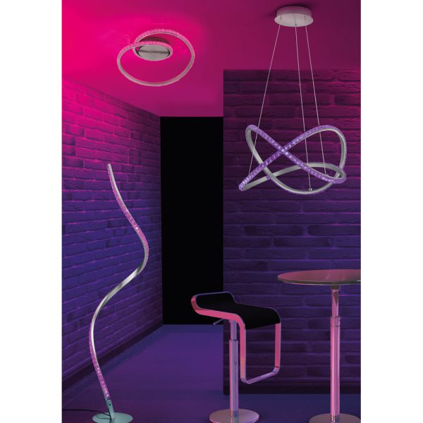 Plafondlamp Reality Rubin aluminium