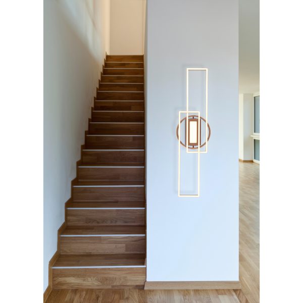 Plafondlamp Reality Twister bruin