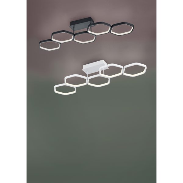 Plafondlamp Reality Vigo antraciet