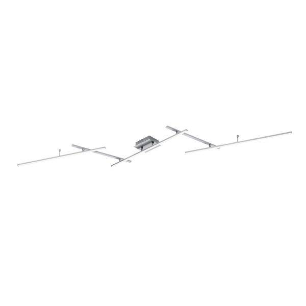 Plafondlamp Trio Leuchten Arvin nikkel
