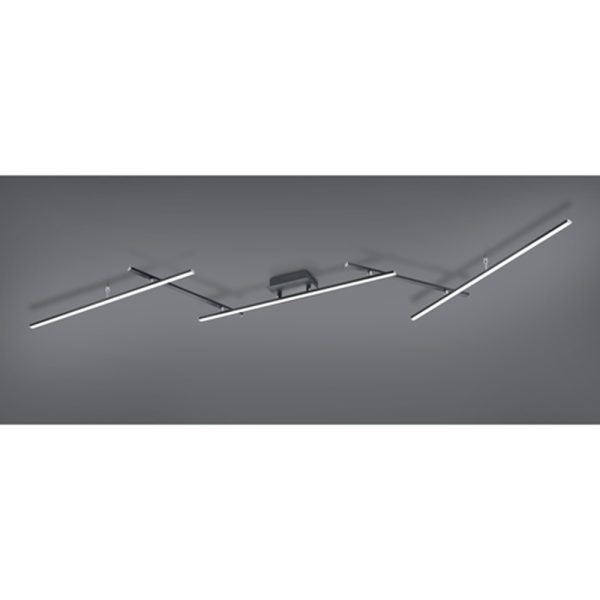 Plafondlamp Trio Leuchten Arvin zwart - Image 4