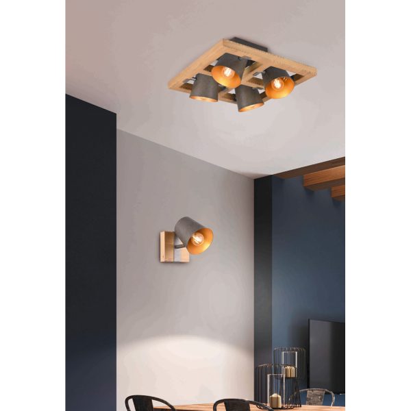 Plafondlamp Trio Leuchten Bell  nikkel - Image 3