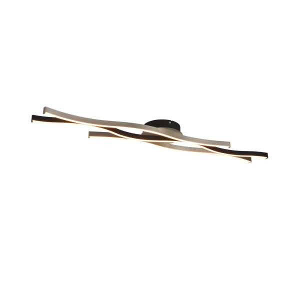 Plafondlamp Trio Leuchten Blaze aluminium