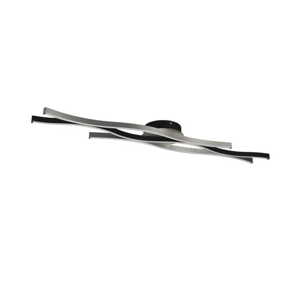 Plafondlamp Trio Leuchten Blaze aluminium - Image 5