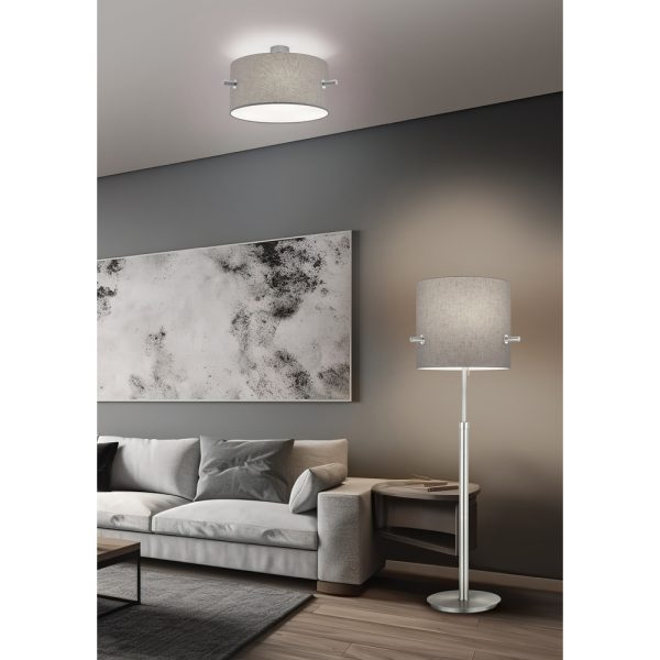 Plafondlamp Trio Leuchten Camden nikkel - Image 3