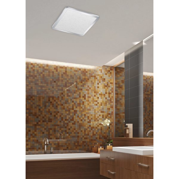 Plafondlamp Trio Leuchten Cesar chroom