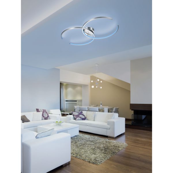 Plafondlamp Trio Leuchten Citizen zwart