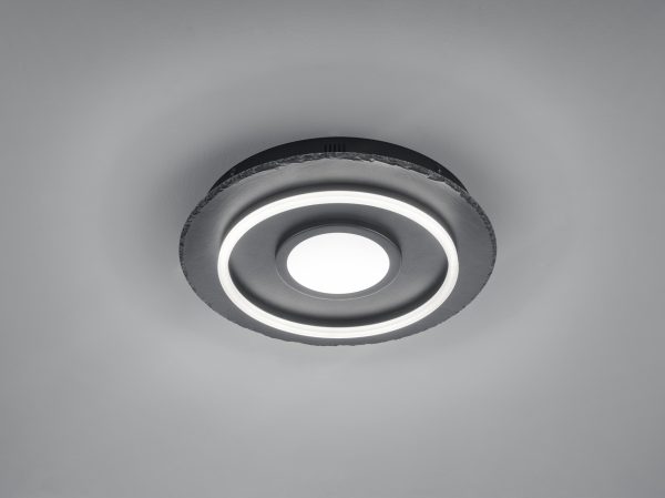Plafondlamp Trio Leuchten Corbie zwart - Image 2