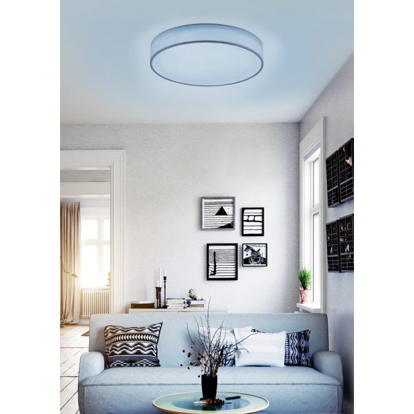 Plafondlamp Trio Leuchten Diamo wit