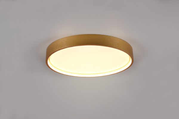 Plafondlamp Trio Leuchten Doha messing