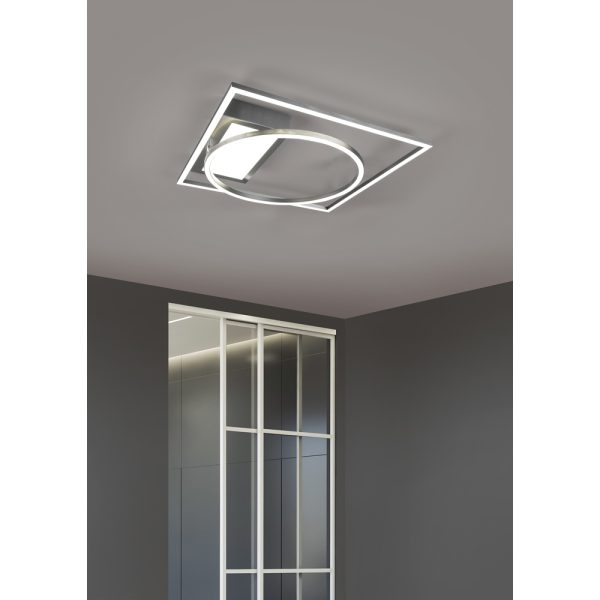 Plafondlamp Trio Leuchten Downey wit