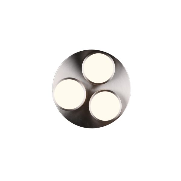 Plafondlamp Trio Leuchten Franklin nikkel