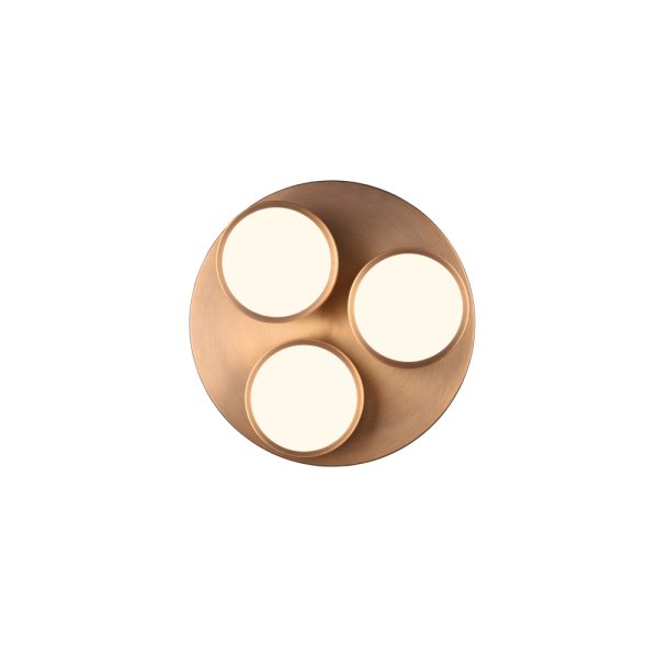 Plafondlamp Trio Leuchten Franklin oud brons