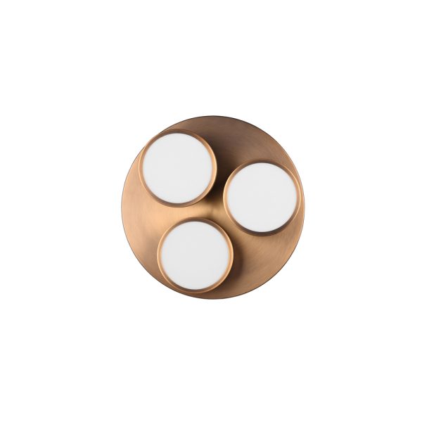 Plafondlamp Trio Leuchten Franklin oud brons - Image 3