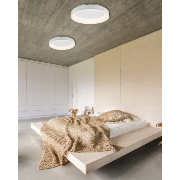 Plafondlamp Trio Leuchten Girona wit - Image 3