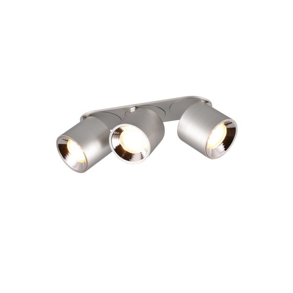 Plafondlamp Trio Leuchten Guayana nikkel