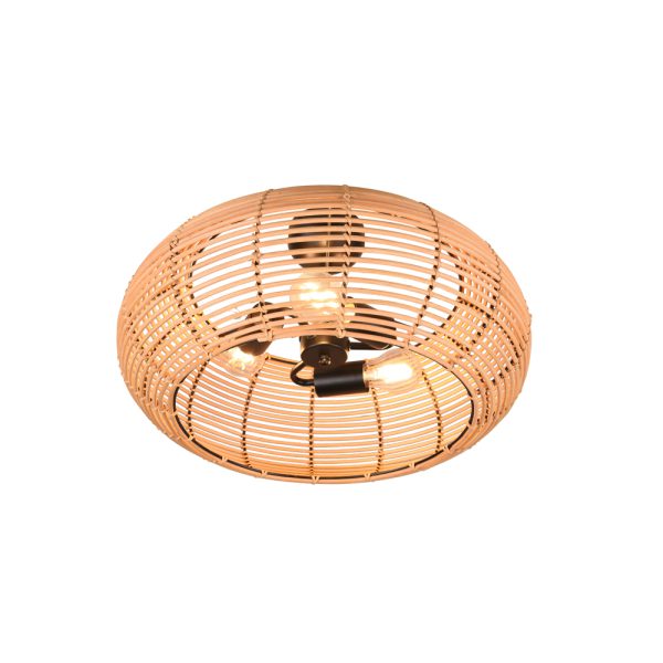 Plafondlamp Trio Leuchten Inga hout