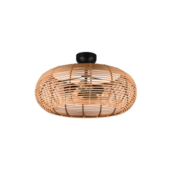 Plafondlamp Trio Leuchten Inga hout - Image 2
