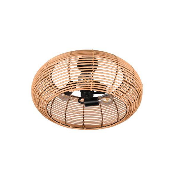 Plafondlamp Trio Leuchten Inga hout - Image 3