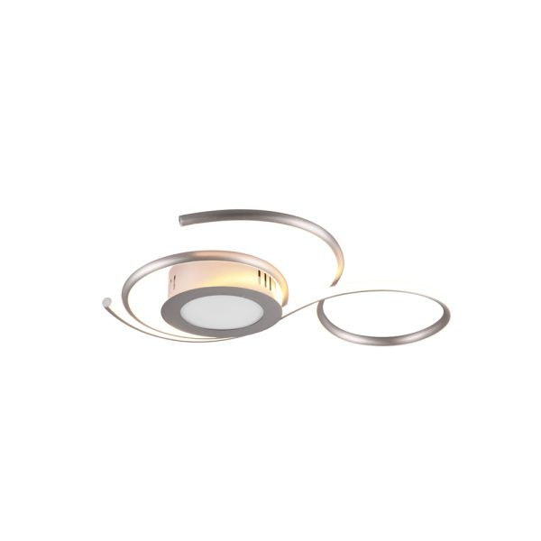 Plafondlamp Trio Leuchten Jive nikkel