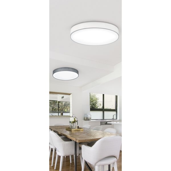 Plafondlamp Trio Leuchten Lugano grijs - Image 4