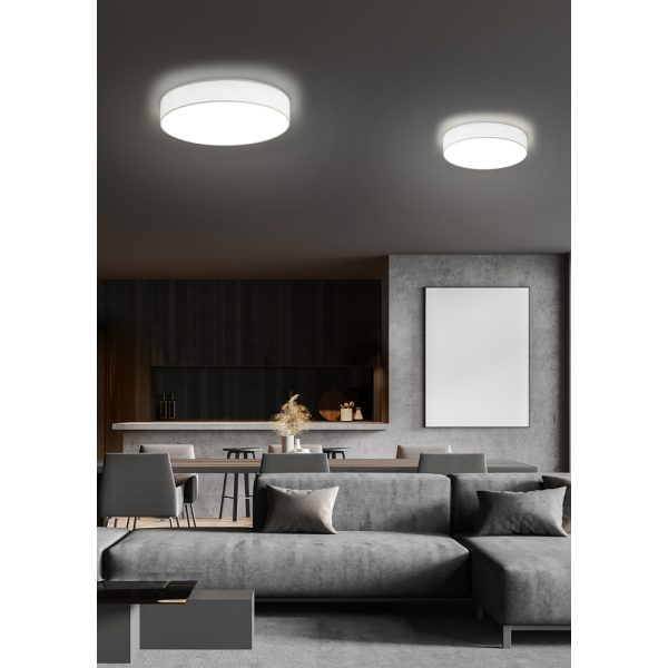 Plafondlamp Trio Leuchten Lugano nikkel