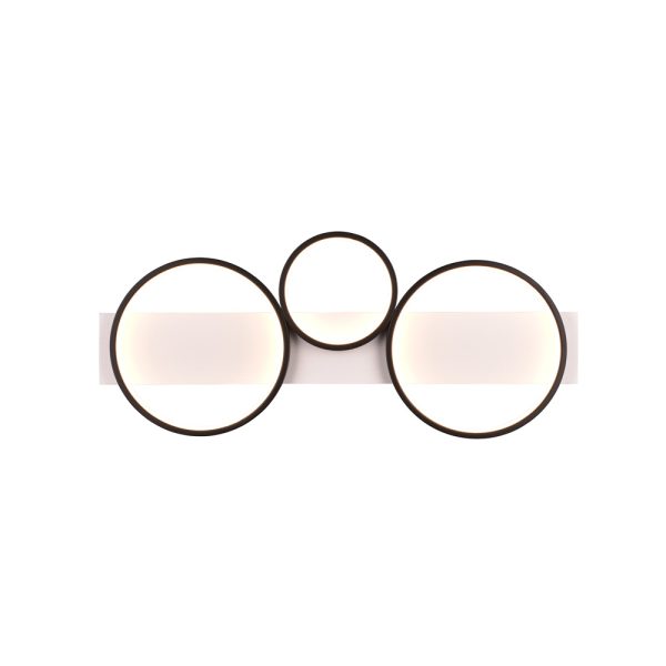 Plafondlamp Trio Leuchten Medera zwart