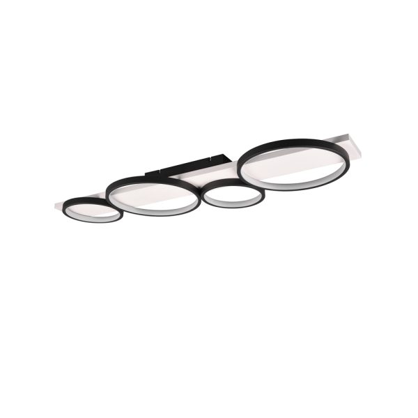 Plafondlamp Trio Leuchten Medera zwart - Image 5