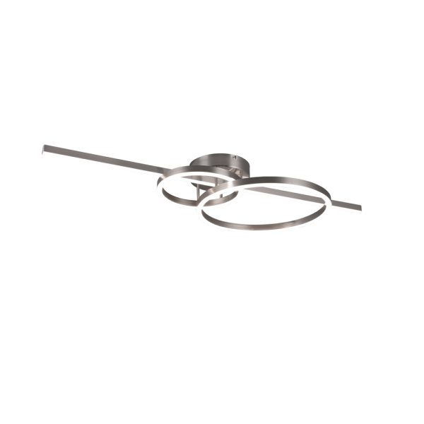 Plafondlamp Trio Leuchten Montilla nikkel
